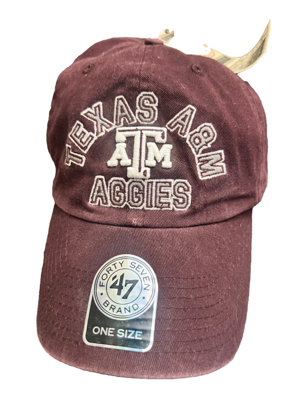 47 Maroon Texas A&M Aggies Embroidered Baseball Cap NWT
